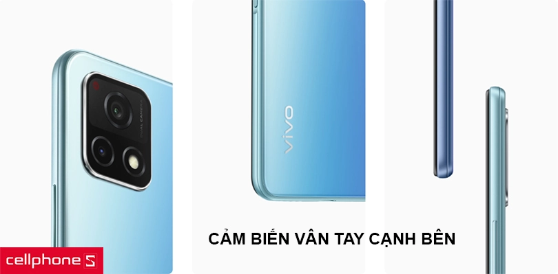 cảm biến vân tay ở cạnh bên