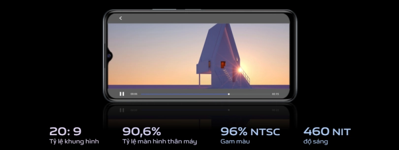 Trải nghiệm “Màn hình lớn” cực mãn nhãn với độ phân giải Full HD+