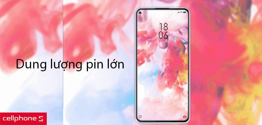 Pin dung lượng lớn, thoải mái sử dụng