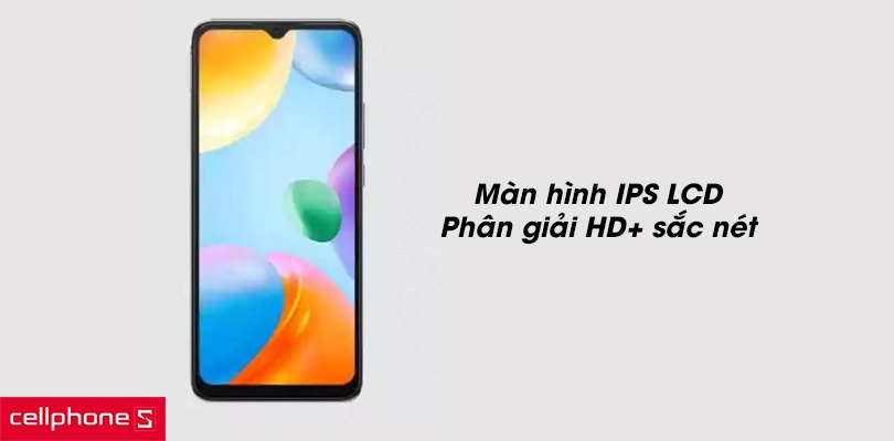 Màn hình IPS LCD, phân giải HD+ sắc nét