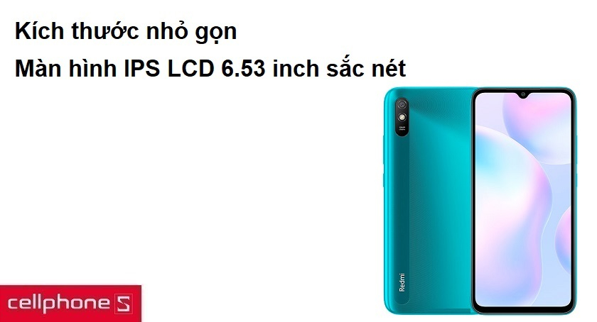 Kích thước nhỏ gọn, màn hình IPS LCD 6.53 inch sắc nét