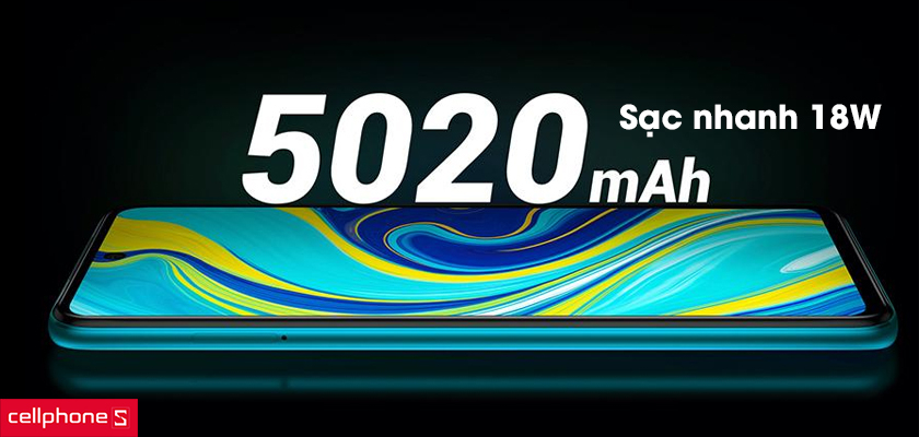 Viên pin lớn 5.020 mAh, dùng lâu hơn, chiến game đã hơn