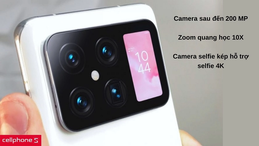 Camera ba ống kính với hàng loạt tính năng chuyên nghiệp