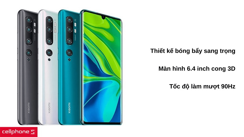 Thiết kế bóng bẩy, màn hình bắt mắt