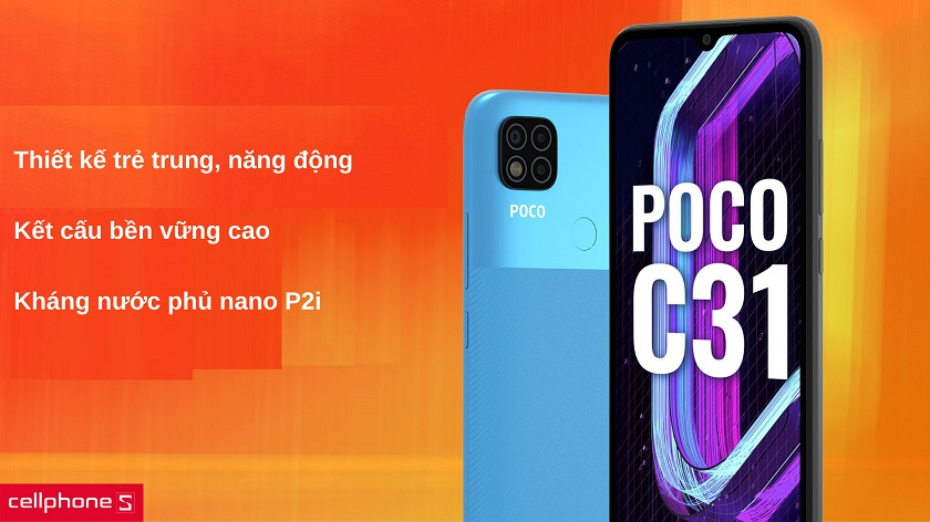 Thiết kế trẻ trung, nhẹ tay, kháng nước chuyên biệt