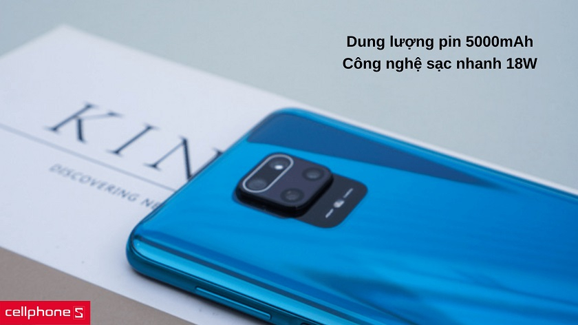 Dung lượng pin 5000mAh đáp ứng giải trí hiệu quả