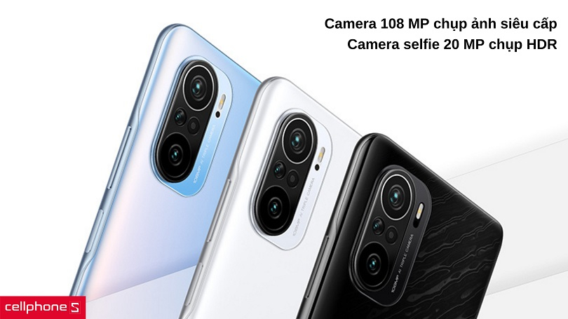 Hệ thống camera chất lượng với ống kính 108 MP