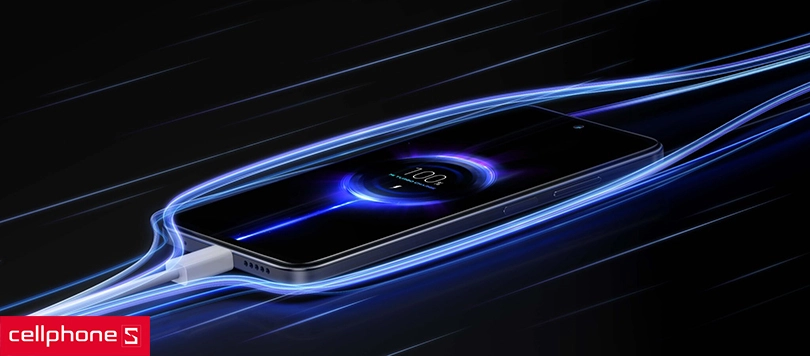 Viên pin dung lượng lớn, hỗ trợ sạc nhanh 33W