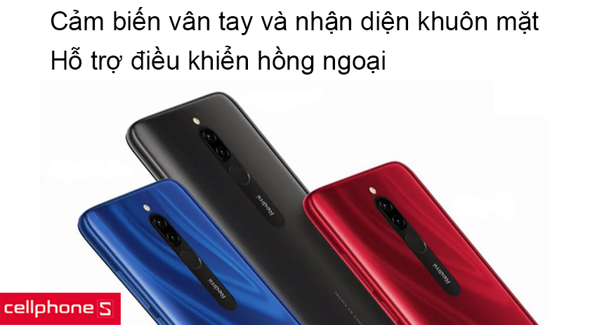 Bảo mật an toàn, mở khóa nhanh chóng với sinh trắc học và hỗ trợ điều khiển hồng ngoài