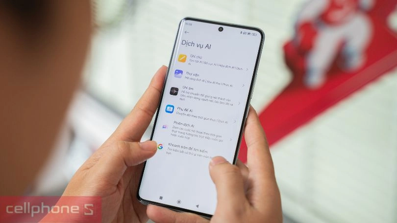AI Mới trên Redmi Note 14 hiện đại