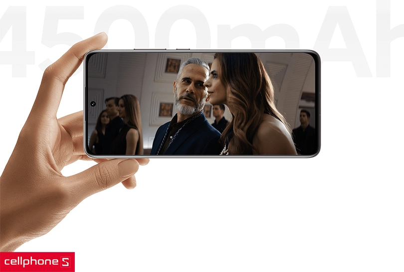 Pin dung lượng lớn, hỗ trợ sạc nhanh 67W và sạc không dây