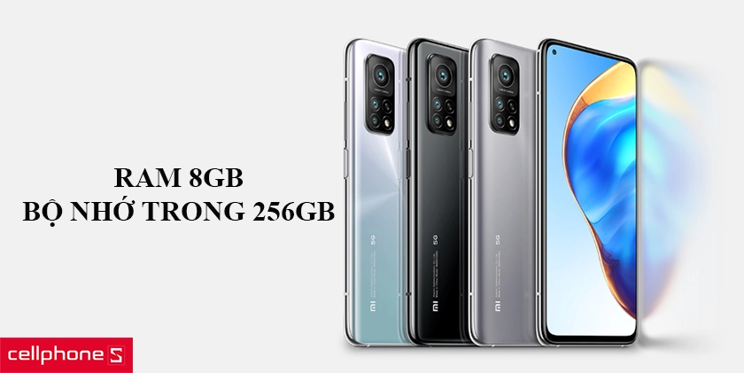 Dung lượng ram lớn lên đến 8GB cùng khả năng lưu trữ bộ nhớ trong 256GB