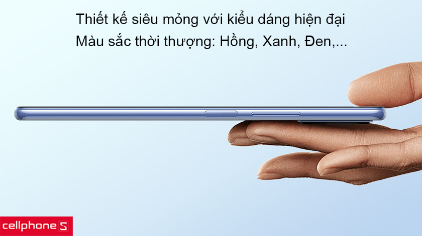 Thiết kế siêu mỏng với kiểu dáng hiện đại, nổi bật
