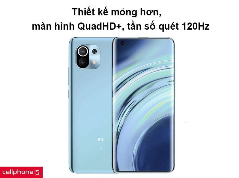 Thiết kế mỏng hơn, màn hình QuadHD+, tần số quét 120Hz