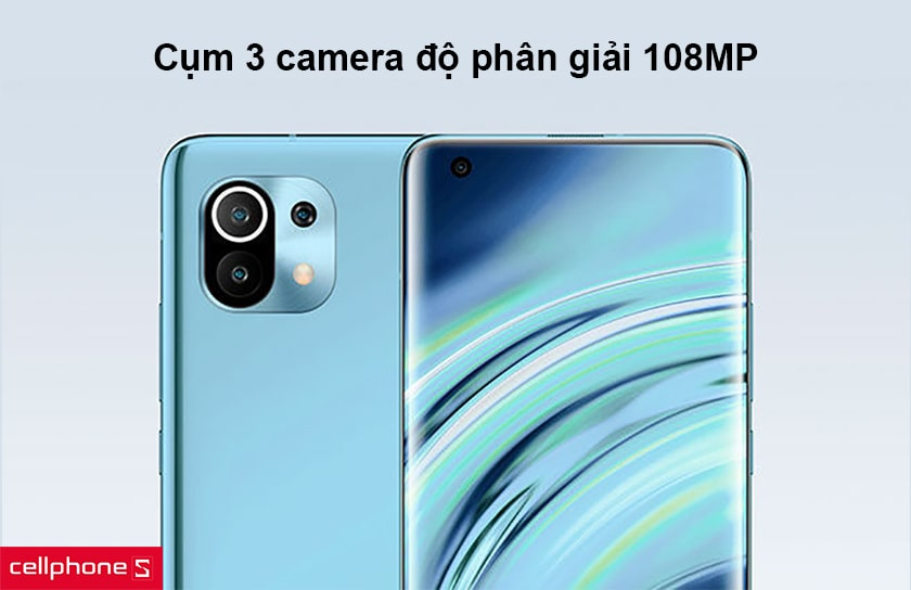 Cụm ba camera độ phân giải 108MP