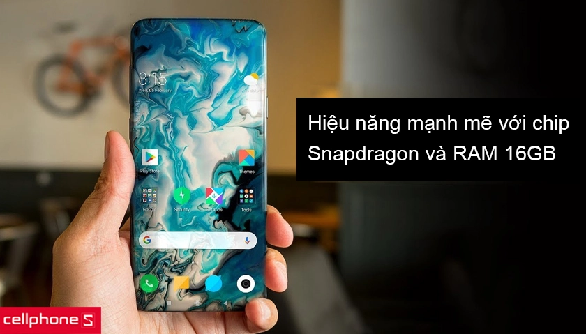 Hiệu năng xuất sắc với con chip Snapdragon mạnh mẽ