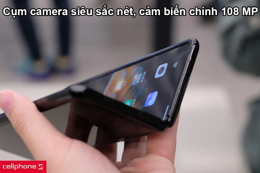 Cụm camera siêu sắc nét, cảm biến chính 108 MP