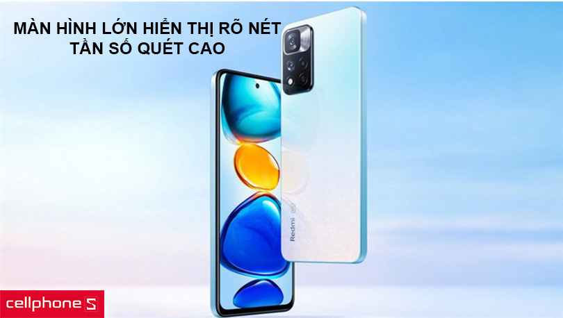 Màn hình lớn hiển thị rõ nét, tần số quét cao