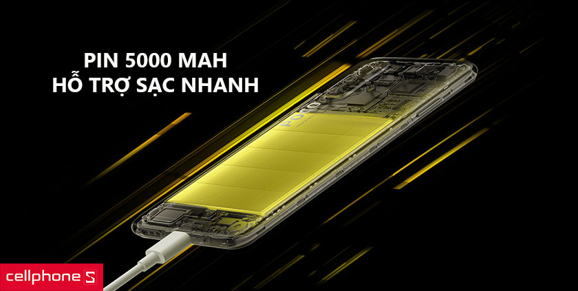 Viên pin dung lượng cao, sạc nhanh hiệu quả