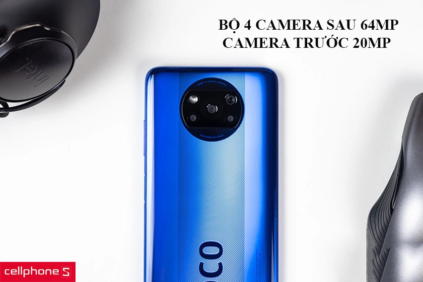 Bộ 4 camera sau 64MP cùng bộ 2 camera trước 20MP