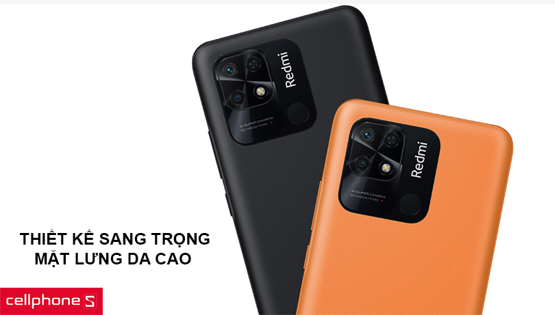 Thiết kế sang trọng, mặt lưng da cao cấp với màu sắc độc đáo