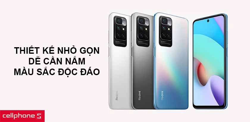 Thiết kế nhỏ gọn dễ cần nắm cùng màu sắc độc đáo