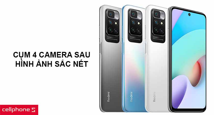Cụm 4 camera sau chất lượng, hình ảnh sắc nét