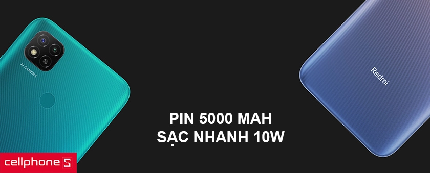 Pin 5000 mAH, sử dụng nhiều giờ, sạc nhanh 10W