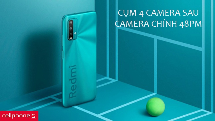 Cụm 4 camera sau, camera chính 48MP