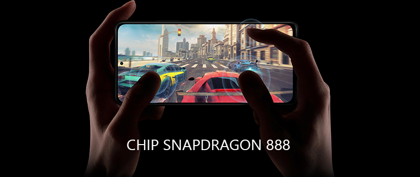 Con chip Snapdragon 865 mạnh mẽ cùng đồ hoạ Adreno 650 xử lý mượt mà