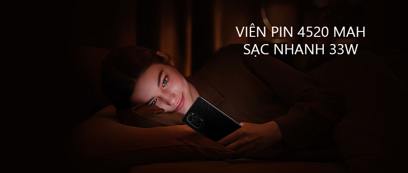 Viên pin liền 5000 mAh cao cấp cùng sạc nhanh 65W nhanh chóng