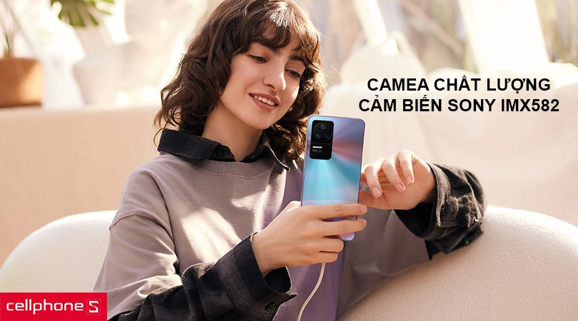 Camera chất lượng với cảm biến Sony IMX582