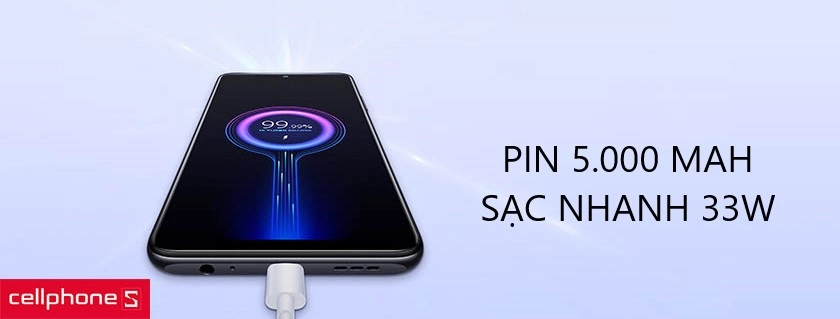 Viên pin 4.520 mAh tích hợp sạc nhanh 22.5W và sạc ngược 9W