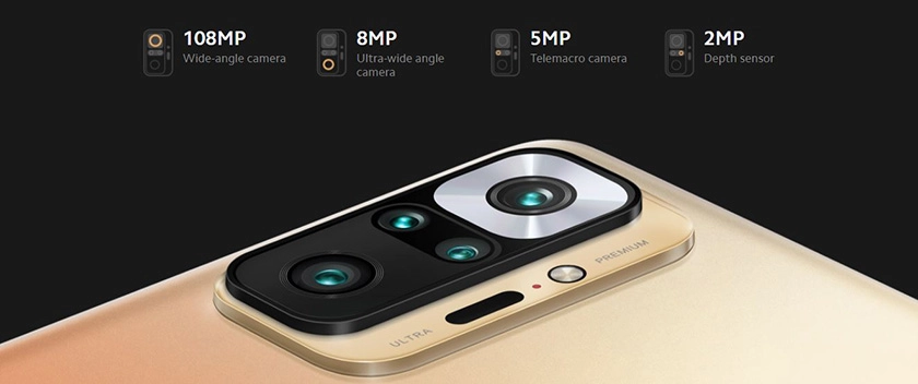 Bộ 4 camera lên đến 64 MP, camera trước 32MP