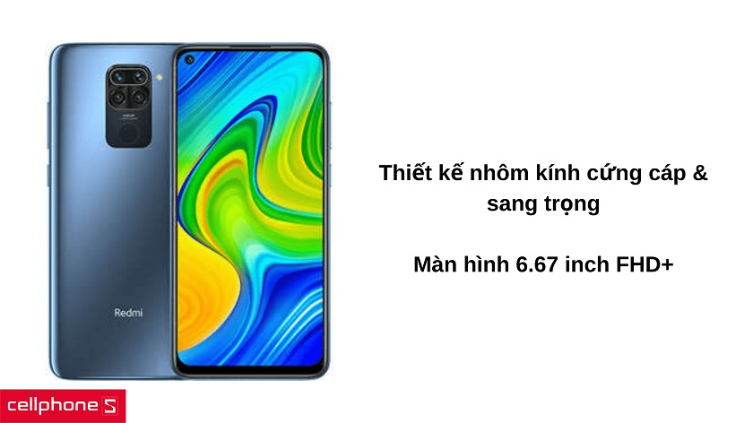 Thiết kế nhôm kính cứng cáp, màn hình 6.67 inch viền mỏng giải trí thỏa thích