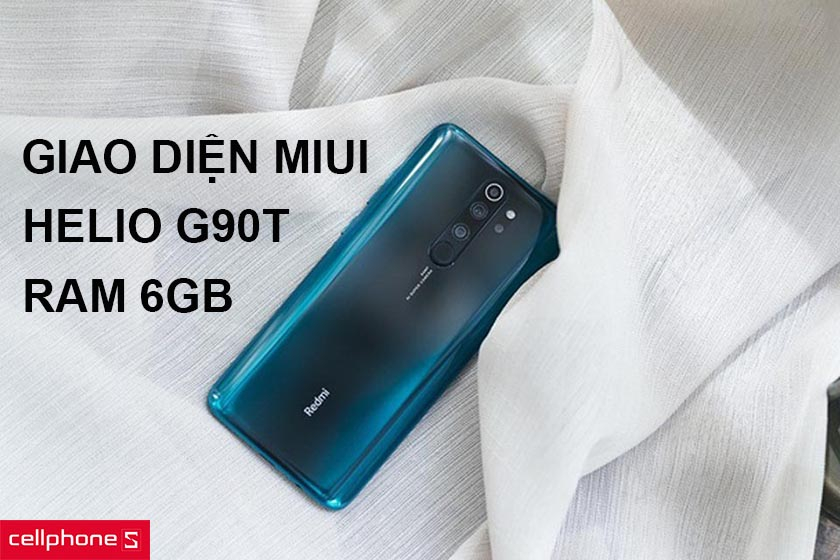 Hiệu năng mạnh mẽ với con chip Helio G90T, giao diện MIUI thân thiện