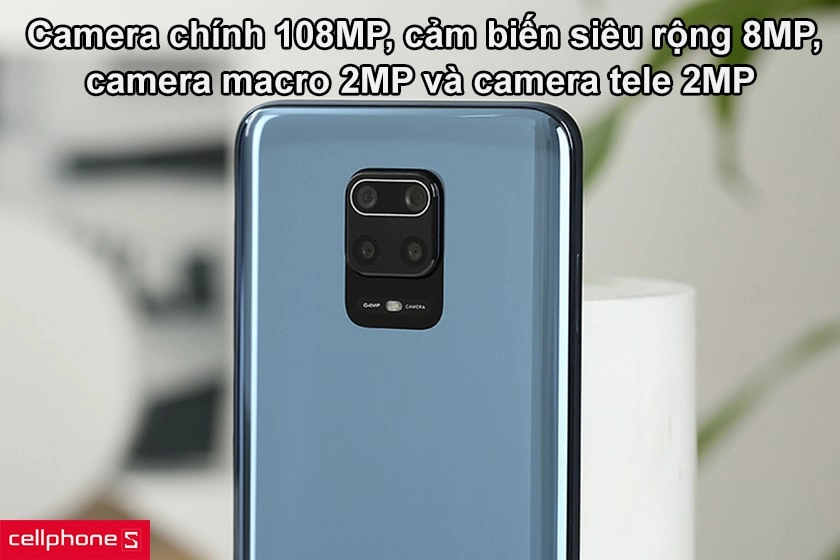 Cụm 4 camera tuyệt đẹp với camera chính 108MP