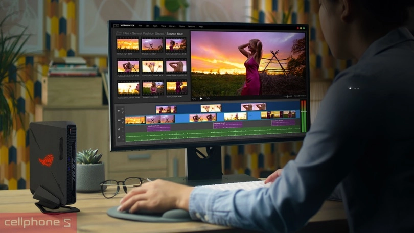 Máy tính PC Mini Asus ROG NUC 14th Scorpion Canyon U9 - Cân mọi thể loại game với cấu hình vượt trội