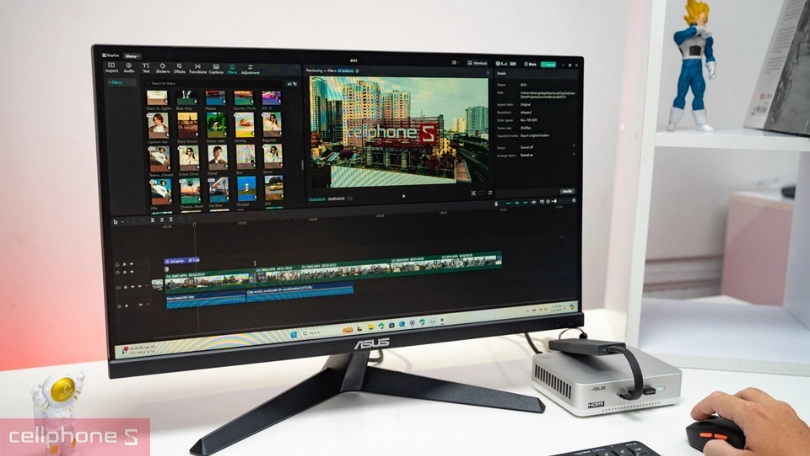 Máy tính PC mini Asus NUC 14 PRO+ Revel Canyon White U7 gọn nhẹ, mạnh mẽ