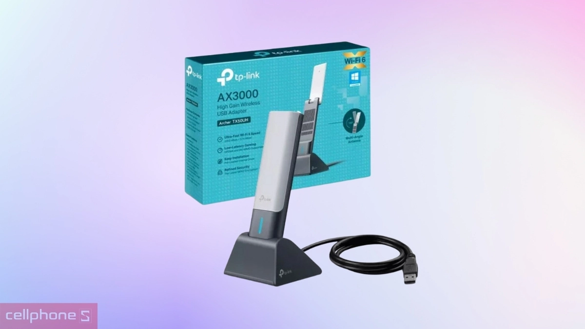 USB WiFi hoặc card mạng LAN