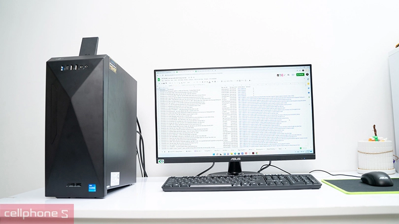 PC ASUS S500MC-511400040W - Hiệu năng mạnh mẽ, kiểu dáng đẹp mắt