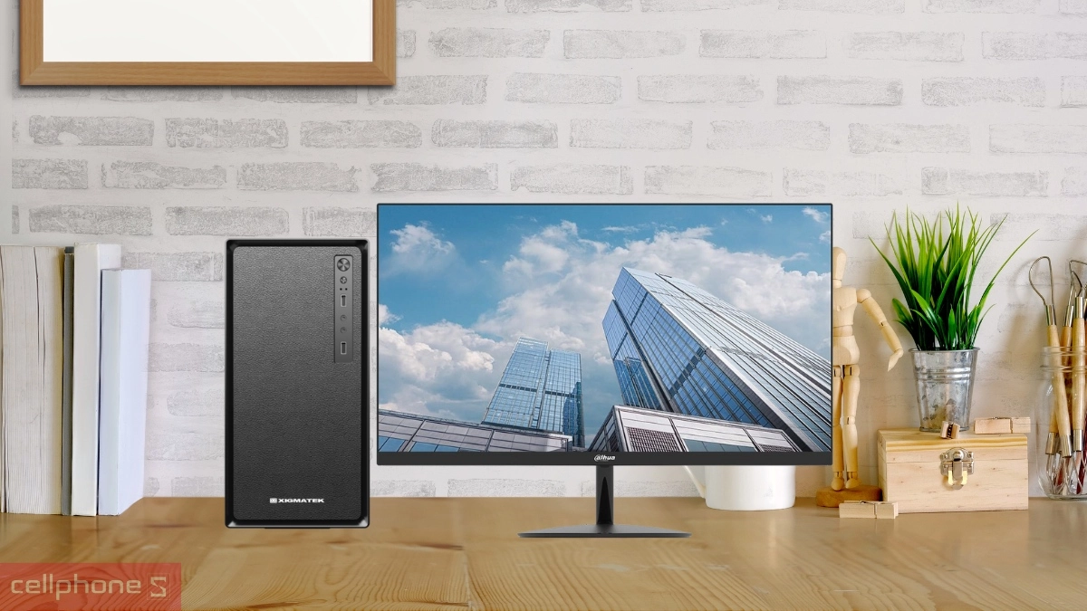 Vẻ ngoài tối giản, thời thượng với case XIGMATEK XS-09 M-ATX