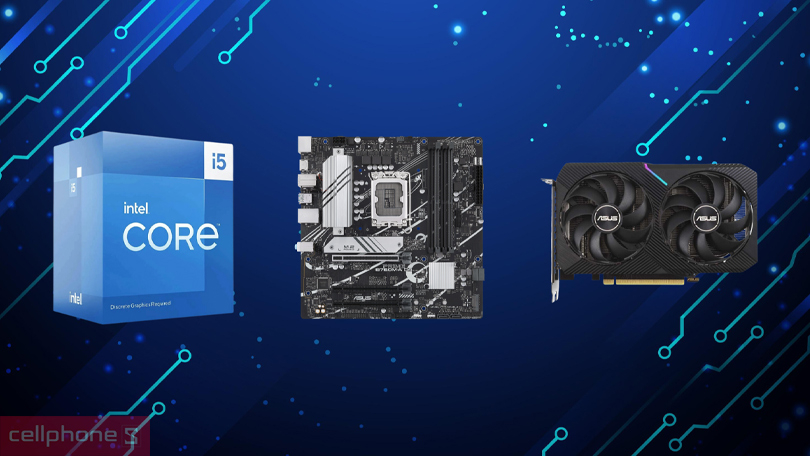 PC CPS ASUS Gaming Intel i5 Gen 14 – Chiến game mượt mà, xử lý tác vụ nhanh chóng