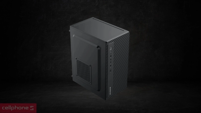 Thiết kế vỏ case Mid Tower nhỏ gọn, hiện đại