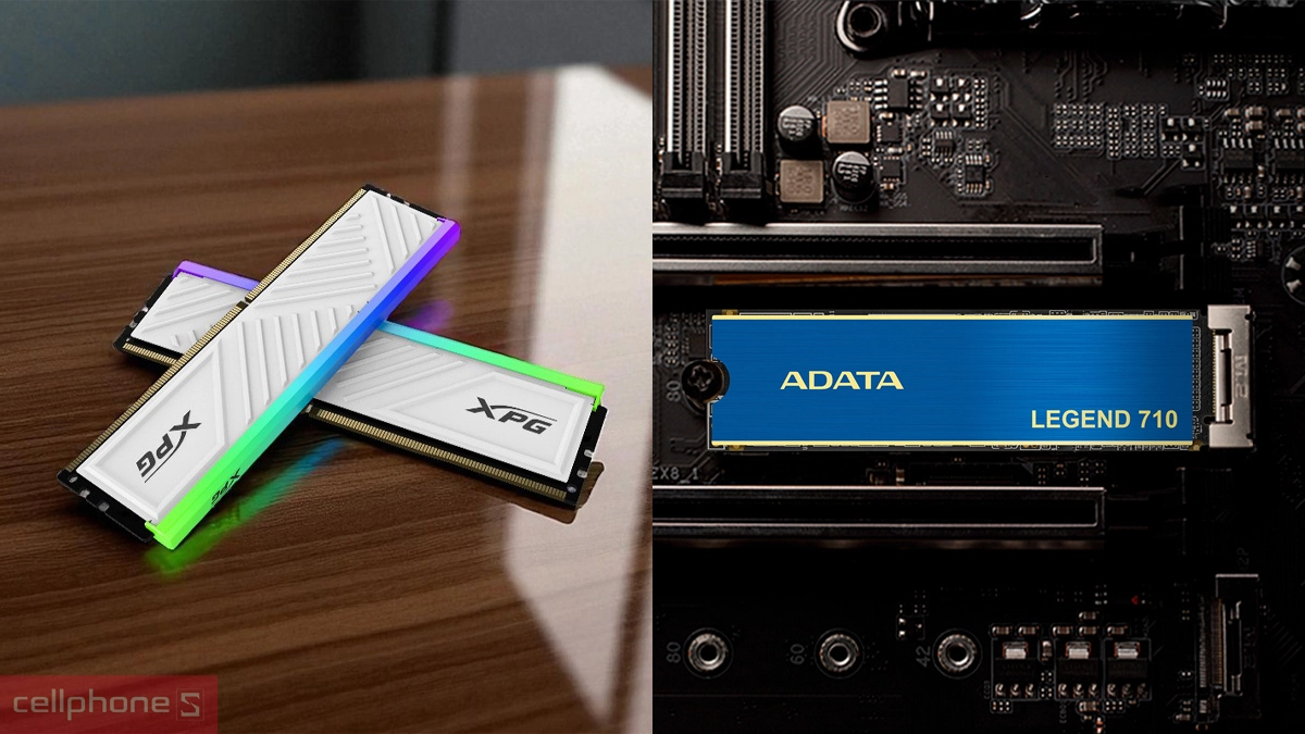 Đáp ứng mượt mà mọi tác vụ với RAM và SSD tốc độ cao