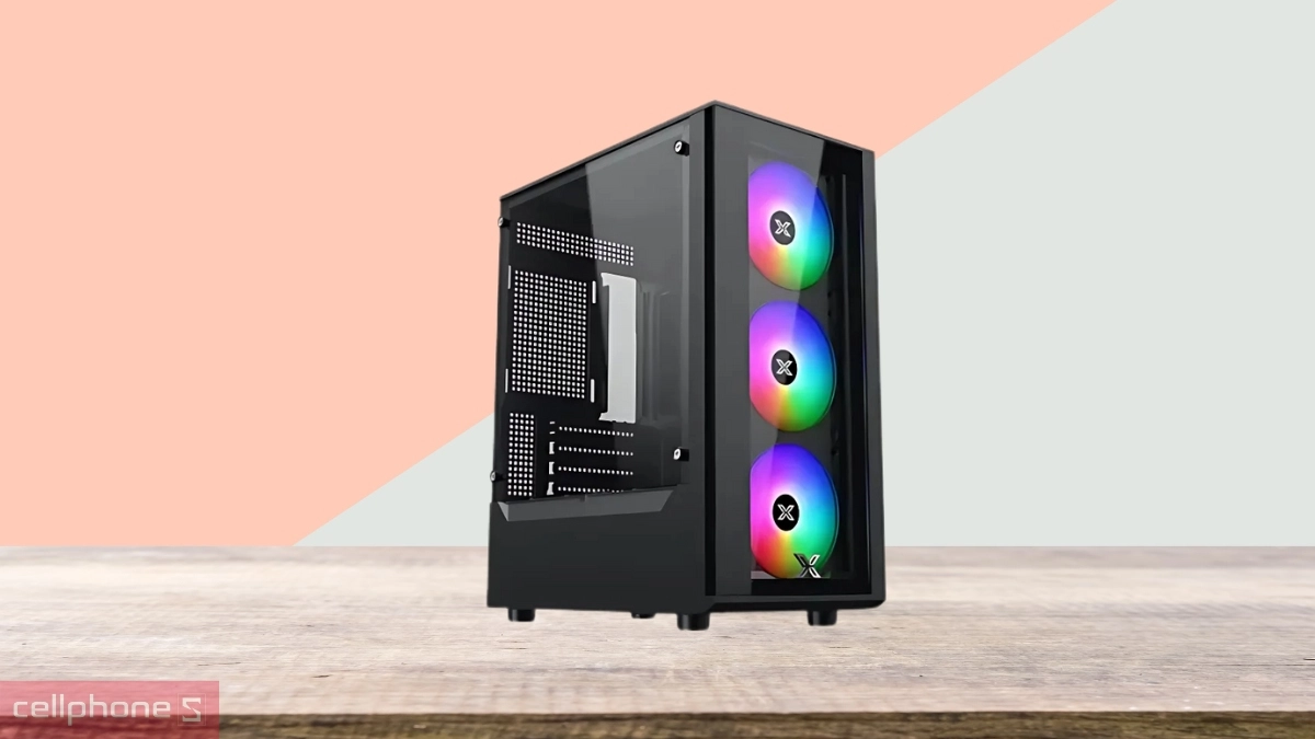 PC CPS Gaming AMD R760 được trang bị card đồ họa Asus DUAL Radeon RX 7600