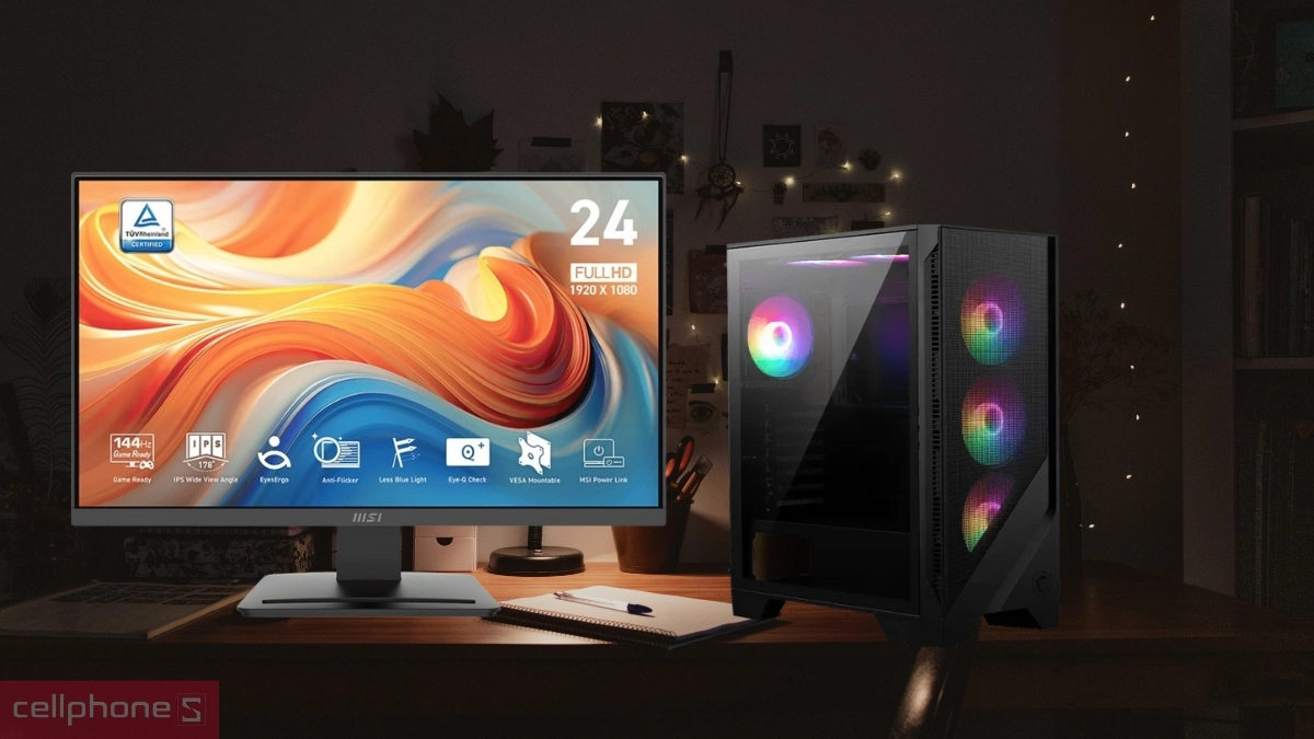 Cấu hình PC CPS MSI Gaming Intel i3 Gen 12 