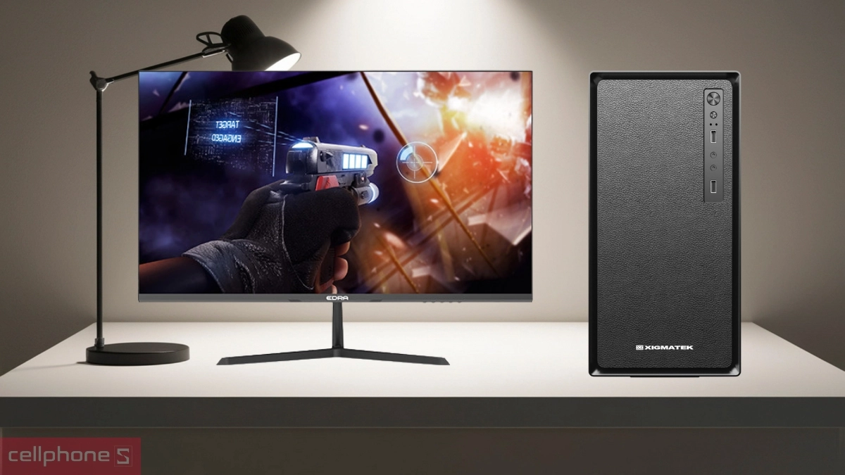 Vẻ ngoài tối giản với case XIGMATEK XS-25 M-ATX