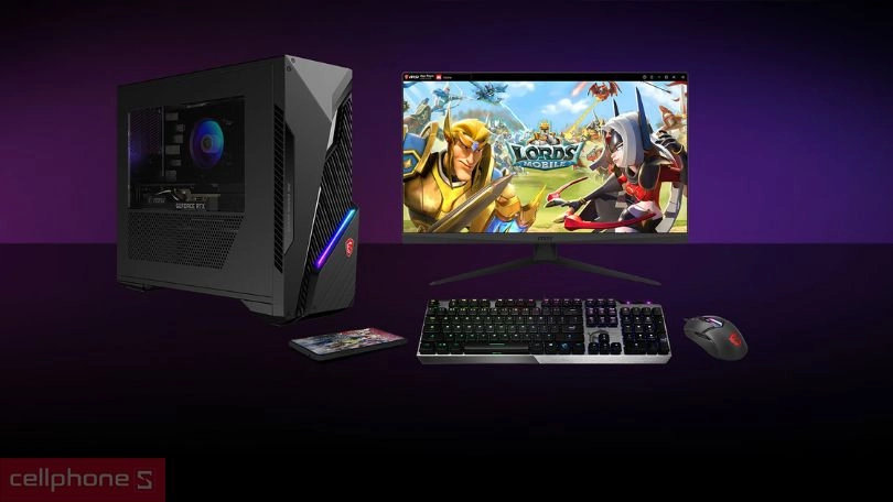 PC Gaming MSI MAG Infinite S3 12TC - Kiểu dáng hầm hố, cân game mượt mà