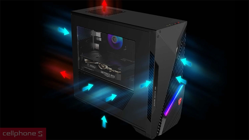 PC Gaming MSI MAG Infinite S3 12TC - Kiểu dáng hầm hố, cân game mượt mà